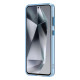For Samsung Galaxy S24+ 5G Candy PC Hybrid TPU Shockproof Phone Case(Blue)