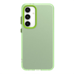 For Samsung Galaxy S24+ 5G Candy PC Hybrid TPU Shockproof Phone Case(Green)