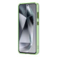 For Samsung Galaxy S24+ 5G Candy PC Hybrid TPU Shockproof Phone Case(Green)