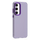 For Samsung Galaxy S24+ 5G Candy PC Hybrid TPU Shockproof Phone Case(Purple)