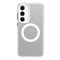 For Samsung Galaxy S24+ 5G Candy Magsafe PC Hybrid TPU Phone Case(White)