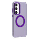 For Samsung Galaxy S24+ 5G Candy Magsafe PC Hybrid TPU Phone Case(Purple)