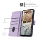 For Samsung Galaxy S25+ / S24+ 5G Embossed Kitten Phone Leather Case with Lanyard(Purple)