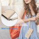 For Samsung Galaxy S25+ / S24+ 5G Embossed Kitten Phone Leather Case with Lanyard(Beige)