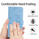 For Samsung Galaxy S25+ / S24+ 5G Embossed Kitten Phone Leather Case with Lanyard(Blue)