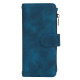 For Samsung Galaxy S24+ 5G Dream 9-Card Zipper Wallet RFID Leather Phone Case with Lanyard(Blue)