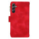 For Samsung Galaxy S24+ 5G Dream 9-Card Zipper Wallet RFID Leather Phone Case with Lanyard(Red)