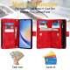 For Samsung Galaxy S24+ 5G Dream 9-Card Zipper Wallet RFID Leather Phone Case with Lanyard(Red)