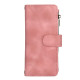 For Samsung Galaxy S24+ 5G Dream 9-Card Zipper Wallet RFID Leather Phone Case with Lanyard(Rose Gold)