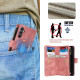 For Samsung Galaxy S24+ 5G Dream 9-Card Zipper Wallet RFID Leather Phone Case with Lanyard(Rose Gold)
