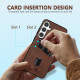 For Samsung Galaxy S24+ 5G AZNS K1 Series Card Slot Business Phone Case(Blue)