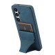 For Samsung Galaxy S24+ 5G Ultra-thin Shockproof Phone Protective Case with Holder(Blue)