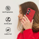 For Samsung Galaxy S24+ 5G Ultra-thin Shockproof Phone Protective Case with Holder(Red)