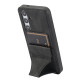 For Samsung Galaxy S24+ 5G Ultra-thin Shockproof Phone Protective Case with Holder(Black)