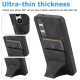 For Samsung Galaxy S24+ 5G Ultra-thin Shockproof Phone Protective Case with Holder(Black)