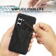 For Samsung Galaxy S24+ 5G Ultra-thin Shockproof Phone Protective Case with Holder(Black)