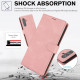 For Samsung Galaxy S24+ 5G Fantasy Skin-feel Calfskin Texture Leather Phone Case(Pink)