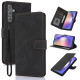 For Samsung Galaxy S24+ 5G Fantasy Skin-feel Calfskin Texture Leather Phone Case(Black)