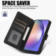For Samsung Galaxy S24+ 5G Fantasy Skin-feel Calfskin Texture Leather Phone Case(Black)