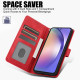 For Samsung Galaxy S24+ 5G Fantasy Skin-feel Calfskin Texture Leather Phone Case(Red)