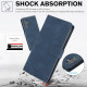 For Samsung Galaxy S24+ 5G Fantasy Skin-feel Calfskin Texture Leather Phone Case(Blue)