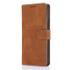 For Samsung Galaxy S24+ 5G Fantasy Skin-feel Calfskin Texture Leather Phone Case(Brown)