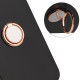 For Samsung Galaxy S24+ 5G Matte Ring Holder TPU Phone Case(Rose Gold)