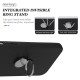 For Samsung Galaxy S24+ 5G Matte Ring Holder TPU Phone Case(Black)