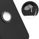 For Samsung Galaxy S24+ 5G Matte Ring Holder TPU Phone Case(Black)
