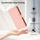For Samsung Galaxy S24+ 5G Skin Feel Solid Color Leather Phone Case with Lanyard(Pink)