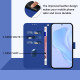 For Samsung Galaxy S24+ 5G Skin Feel Solid Color Leather Phone Case with Lanyard(Dark Blue)