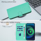 For Samsung Galaxy S24+ 5G Skin Feel Solid Color Leather Phone Case with Lanyard(Green)