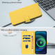 For Samsung Galaxy S24+ 5G Skin Feel Solid Color Leather Phone Case with Lanyard(Lemon Yellow)
