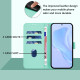 For Samsung Galaxy S24+ 5G Skin Feel Solid Color Leather Phone Case with Lanyard(Mint Green)