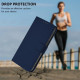 For Samsung Galaxy S24+ 5G Skin Feel Solid Color Leather Phone Case with Lanyard(Navy Blue)