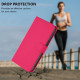For Samsung Galaxy S24+ 5G Skin Feel Solid Color Leather Phone Case with Lanyard(Rose Red)
