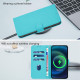 For Samsung Galaxy S24+ 5G Skin Feel Solid Color Leather Phone Case with Lanyard(Lake Blue)