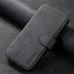 For Samsung Galaxy S24+ 5G CaseNeo MagSafe RFID Anti-theft Retro Leather Phone Case(Black)