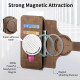 For Samsung Galaxy S24+ 5G CaseNeo MagSafe RFID Anti-theft Retro Leather Phone Case(Brown)