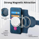 For Samsung Galaxy S24+ 5G CaseNeo MagSafe RFID Anti-theft Retro Leather Phone Case(Blue)