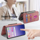 For Samsung Galaxy S24+ 5G CaseNeo MagSafe RFID Anti-theft Retro Leather Phone Case(Pink)