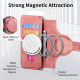 For Samsung Galaxy S24+ 5G CaseNeo MagSafe RFID Anti-theft Retro Leather Phone Case(Pink)