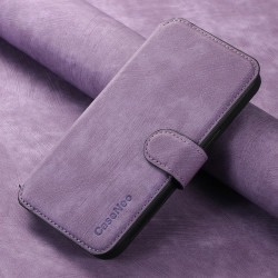 For Samsung Galaxy S24+ 5G CaseNeo MagSafe RFID Anti-theft Retro Leather Phone Case(Purple)