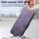 For Samsung Galaxy S24+ 5G CaseNeo MagSafe RFID Anti-theft Retro Leather Phone Case(Purple)