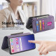 For Samsung Galaxy S24+ 5G CaseNeo MagSafe RFID Anti-theft Retro Leather Phone Case(Purple)
