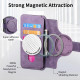 For Samsung Galaxy S24+ 5G CaseNeo MagSafe RFID Anti-theft Retro Leather Phone Case(Purple)
