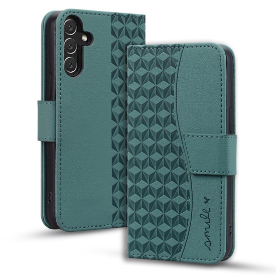 For Samsung Galaxy S25+ / S24+ 5G Diamond Buckle Leather Phone Case with Lanyard(Green)