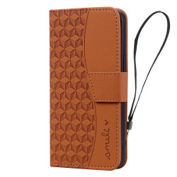 For Samsung Galaxy S25+ / S24+ 5G Diamond Buckle Leather Phone Case with Lanyard(Brown)