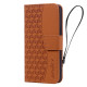 For Samsung Galaxy S25+ / S24+ 5G Diamond Buckle Leather Phone Case with Lanyard(Brown)