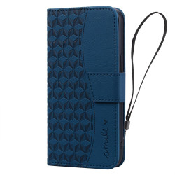 For Samsung Galaxy S25+ / S24+ 5G Diamond Buckle Leather Phone Case with Lanyard(Royal Blue)
